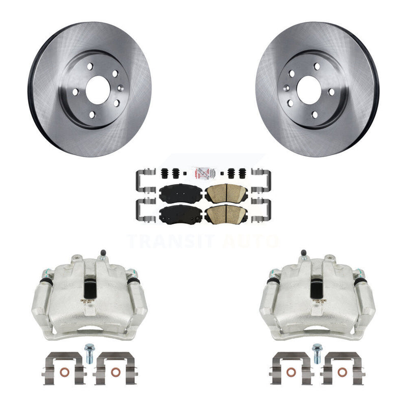 Transit Auto KC8-100141N Disc Brake Kit for 2011-2017 Chevrolet Malibu Limited, Buick LaCrosse, Buick Regal - Front product image