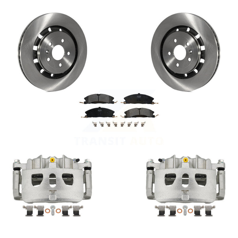 Transit Auto KC8-100144P Disc Brake Kit for 2013-2019 Ford Taurus, Ford Explorer, Ford Special Service Police Sedan & more - Front product image
