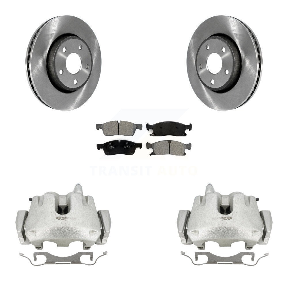 Transit Auto KC8-100144S Disc Brake Kit for 2011-2023 Dodge Durango, Jeep Grand Cherokee - Front product image