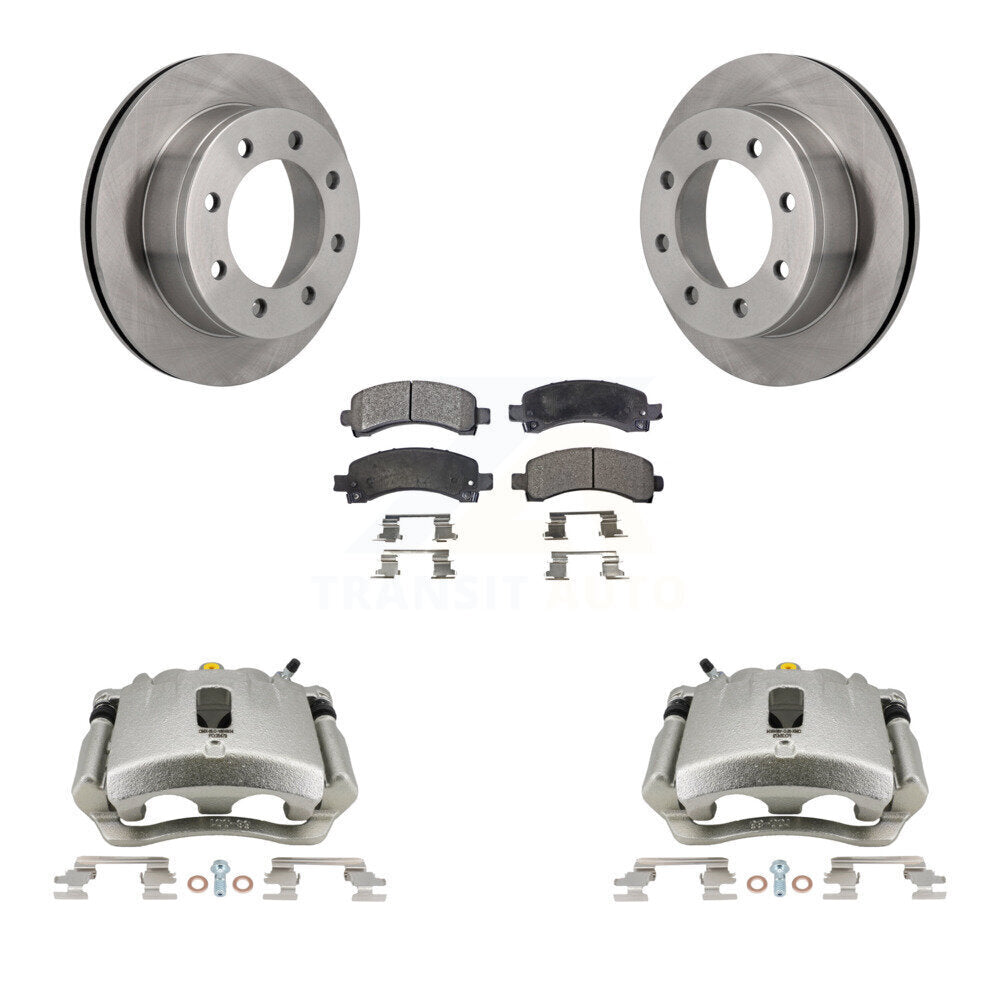 Transit Auto KC8-100147T Disc Brake Kit for 2003-2018 Chevrolet Express 2500, GMC Savana 2500, Chevrolet Express 3500 & more - Rear product image