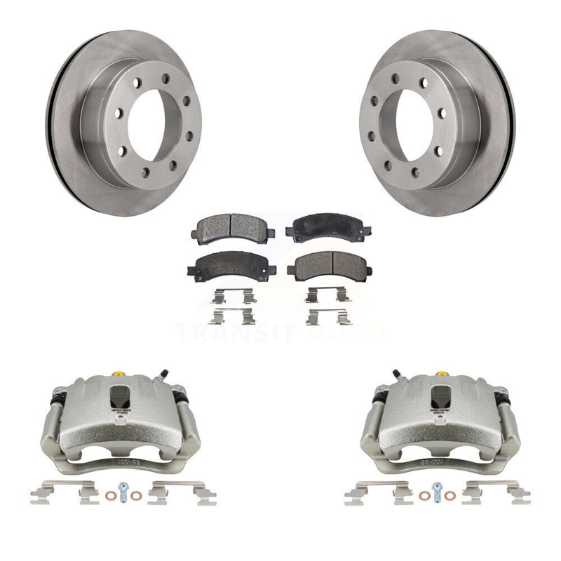 Transit Auto KC8-100147T Disc Brake Kit for 2003-2018 Chevrolet Express 2500, GMC Savana 2500, Chevrolet Express 3500 & more - Rear product image