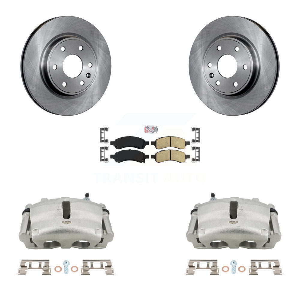 Transit Auto KC8-100148N Disc Brake Kit for 2007-2017 GMC Acadia Limited, Chevrolet Traverse, Buick Enclave & more - Front product image