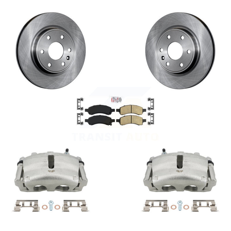 Transit Auto KC8-100148N Disc Brake Kit for 2007-2017 GMC Acadia Limited, Chevrolet Traverse, Buick Enclave & more - Front product image