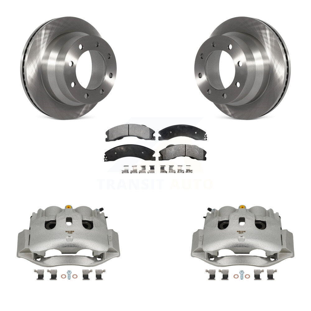 Transit Auto KC8-100148T Disc Brake Kit for 2009-2020 Chevrolet Express 4500, Chevrolet Express 3500, GMC Savana 3500 & more - Rear product image
