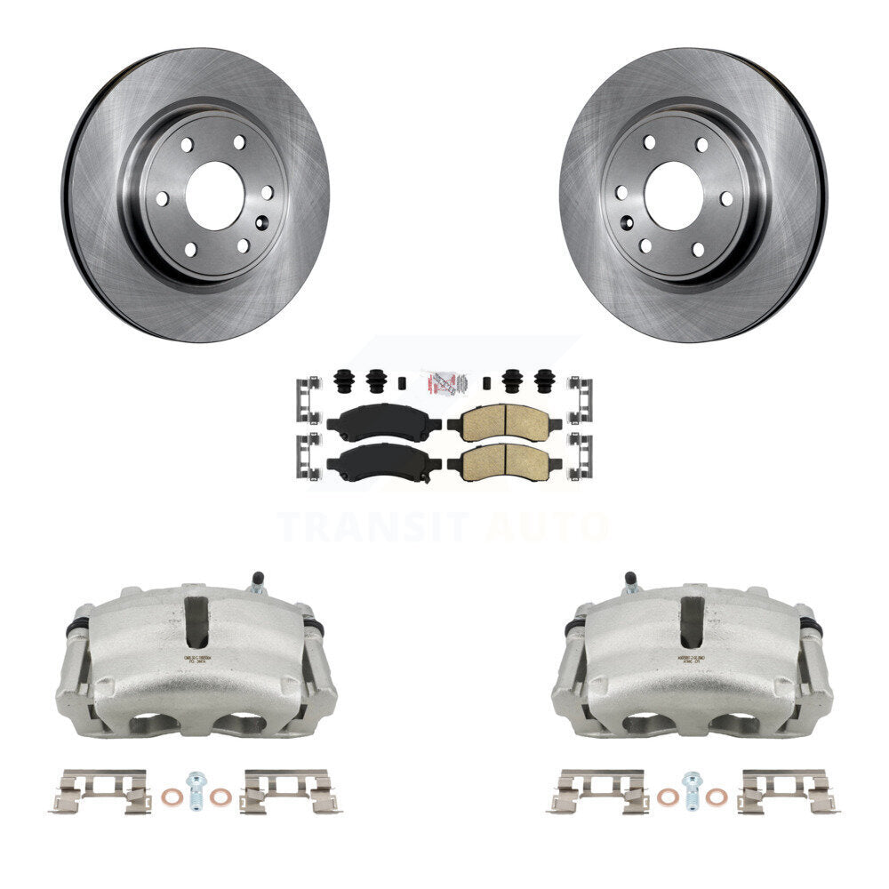 Transit Auto KC8-100149N Disc Brake Kit for 2007-2017 GMC Acadia Limited, Chevrolet Traverse, Buick Enclave & more - Front product image