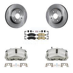 Transit Auto KC8-100149N Disc Brake Kit for 2007-2017 GMC Acadia Limited, Chevrolet Traverse, Buick Enclave & more - Front product image