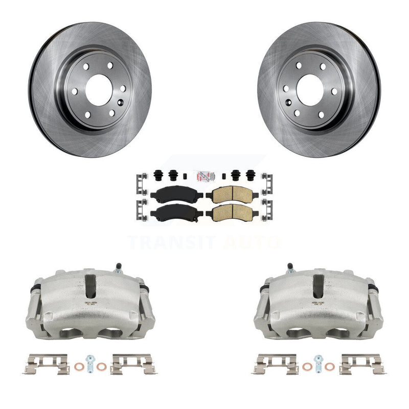 Transit Auto KC8-100149N Disc Brake Kit for 2007-2017 GMC Acadia Limited, Chevrolet Traverse, Buick Enclave & more - Front product image