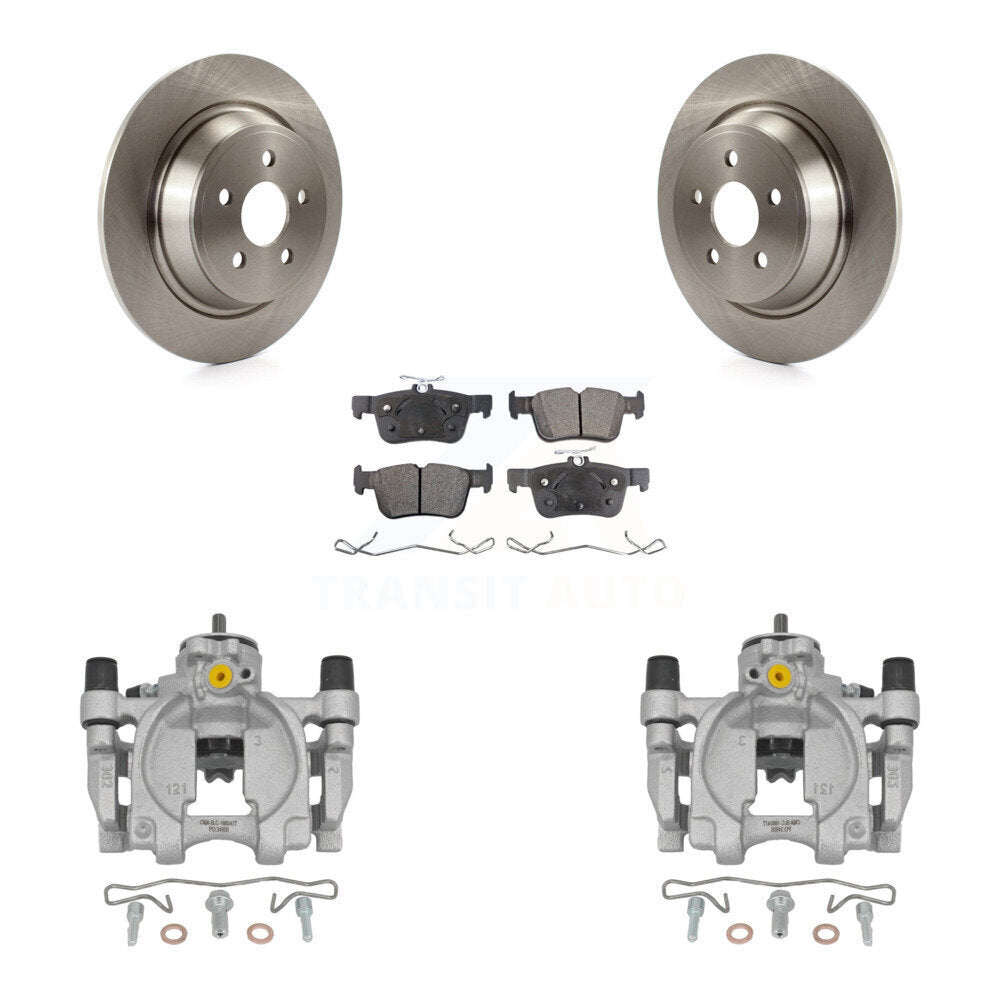 Transit Auto KC8-100152T Disc Brake Kit for 2017-2020 Ford SSV Plug-In Hybrid, Lincoln Continental, Ford Fusion & more - Rear product image