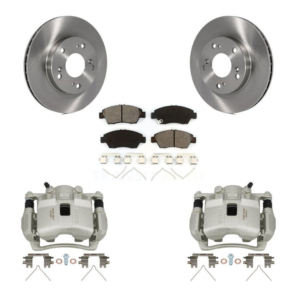 Transit Auto KC8-100160S Disc Brake Kit for 2002-2006 Honda Civic, Acura RSX - Front product image