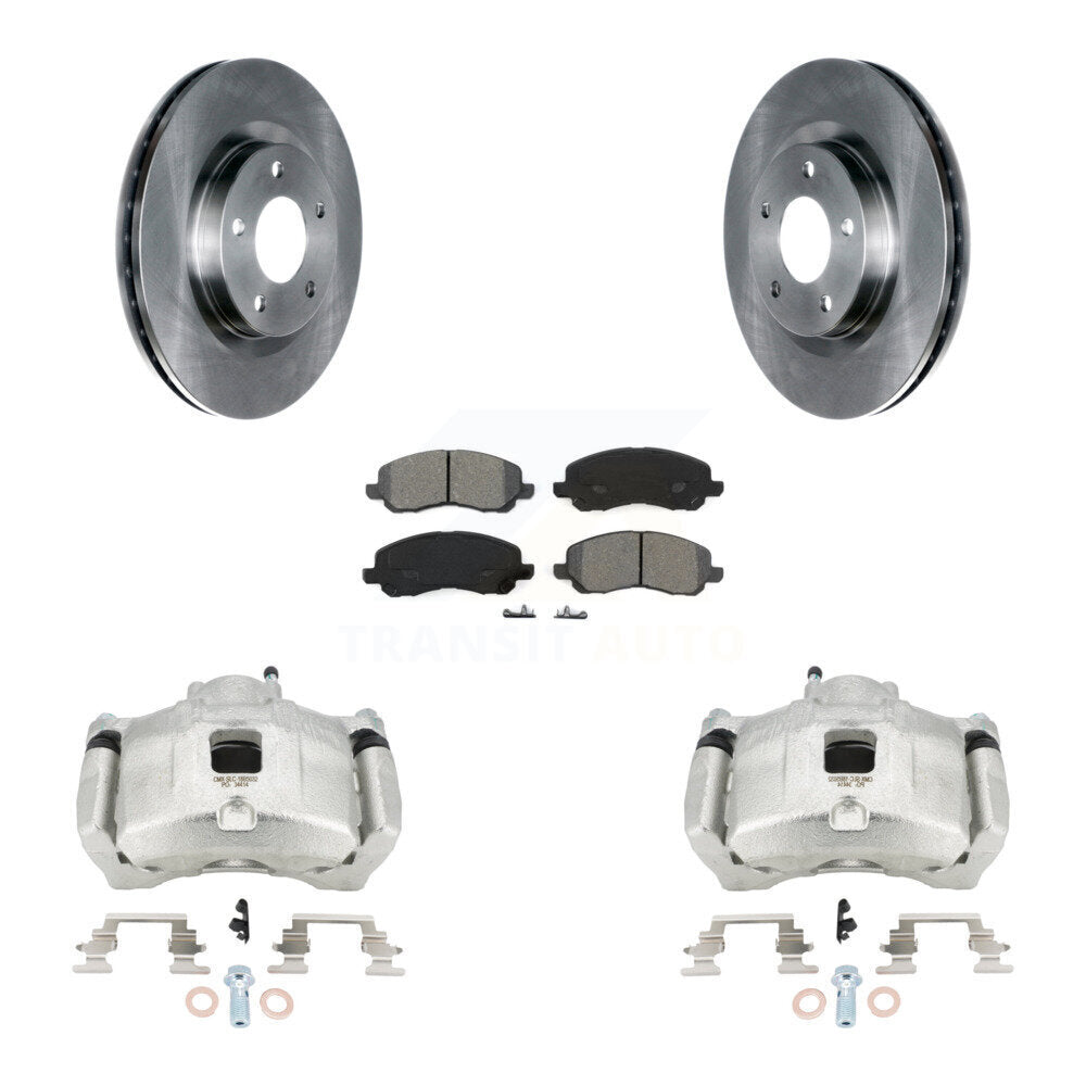 Transit Auto KC8-100163S Disc Brake Kit for 2007-2017 Chrysler 200, Dodge Avenger, Dodge Caliber & more - Front product image