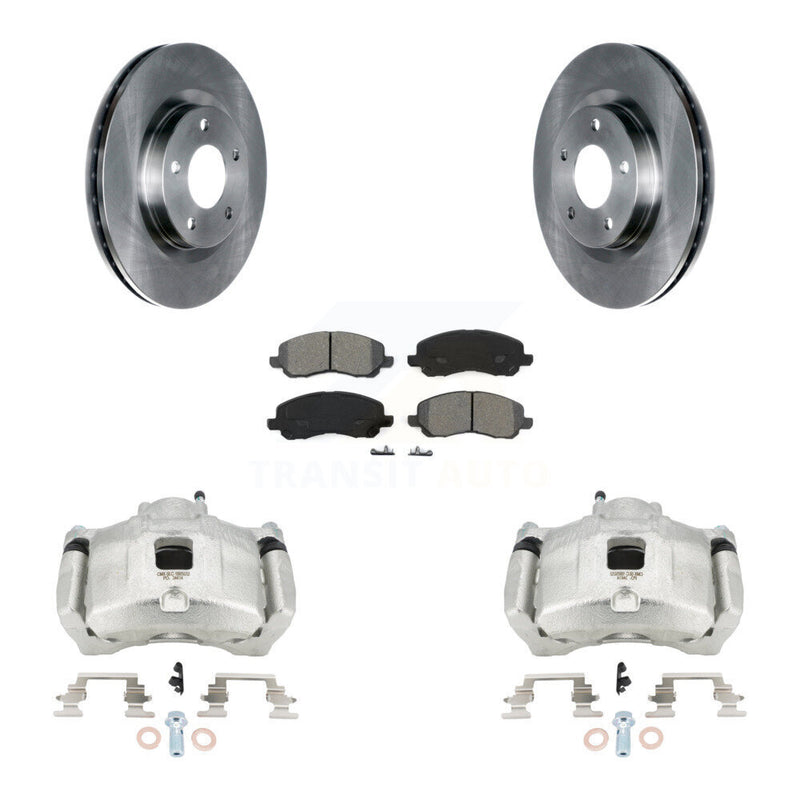 Transit Auto KC8-100163S Disc Brake Kit for 2007-2017 Chrysler 200, Dodge Avenger, Dodge Caliber & more - Front product image
