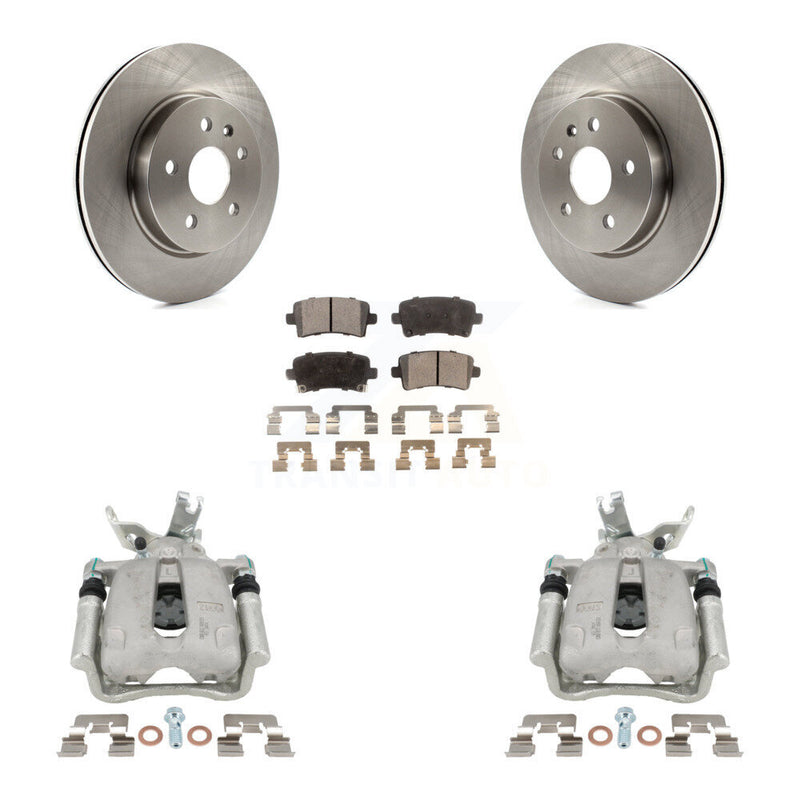 Transit Auto KC8-100167T Disc Brake Kit for 2016 Chevrolet Malibu Limited - Rear product image