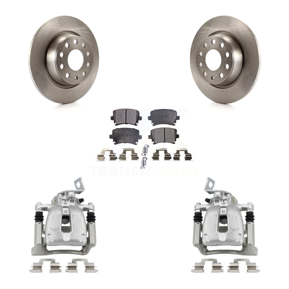 Transit Auto KC8-100178T Disc Brake Kit for 2009-2012 Volkswagen CC, Volkswagen Passat - Rear product image