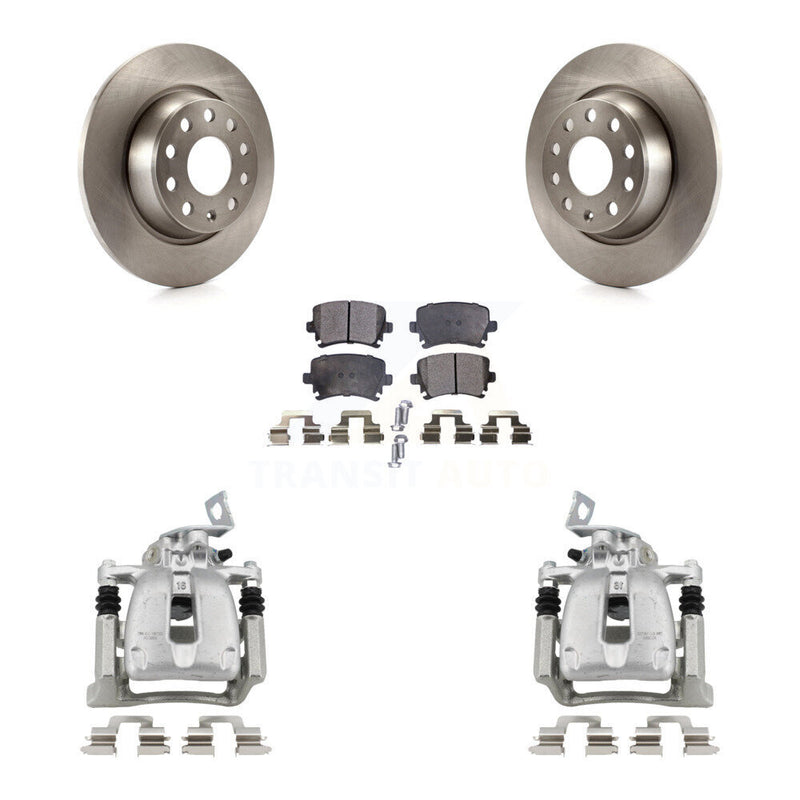 Transit Auto KC8-100178T Disc Brake Kit for 2009-2012 Volkswagen CC, Volkswagen Passat - Rear product image