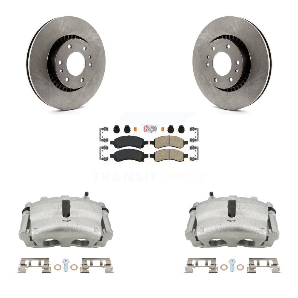 Transit Auto KC8-100180N Disc Brake Kit for 2006-2009 GMC Envoy, Saab 9-7x, Buick Rainier & more - Front product image
