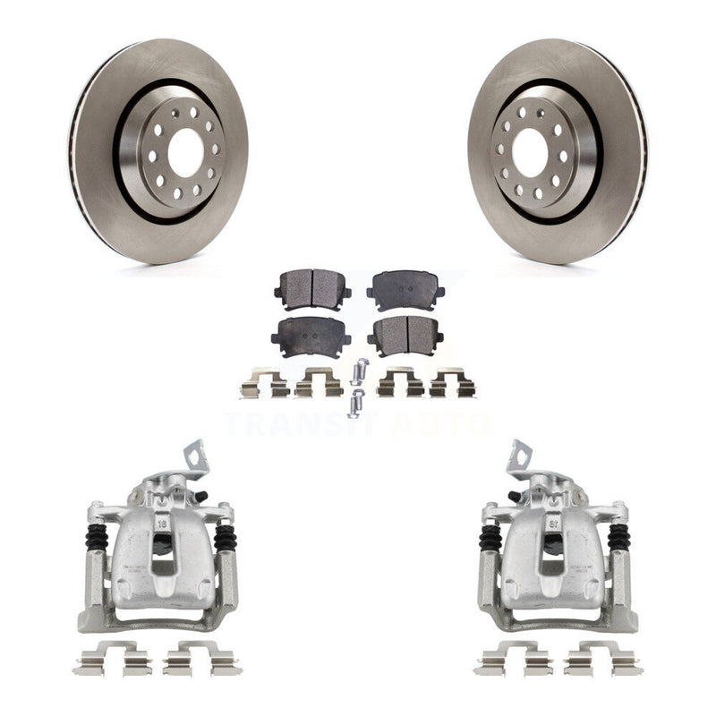 Transit Auto KC8-100180T Disc Brake Kit for 2009 Volkswagen CC, Volkswagen Passat, Volkswagen Passat CC - Rear product image