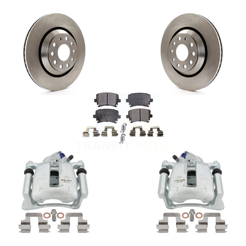 Transit Auto KC8-100182T Disc Brake Kit for 2009-2010 Volkswagen CC, Volkswagen Passat CC - Rear product image