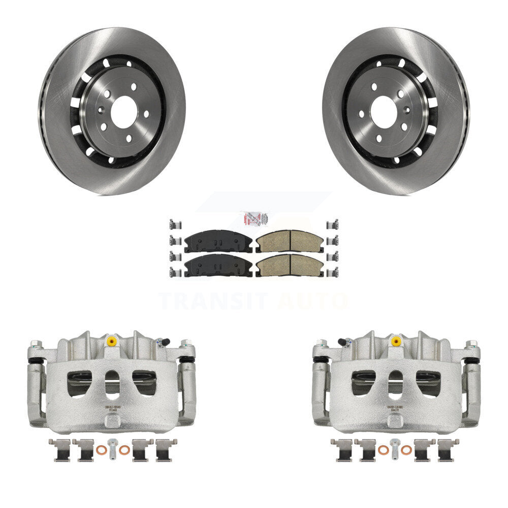 Transit Auto KC8-100184N Disc Brake Kit for 2013-2019 Ford Taurus, Ford Explorer, Ford Special Service Police Sedan & more - Front product image