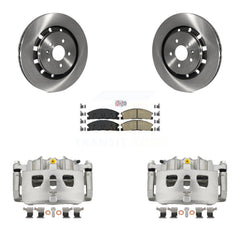 Transit Auto KC8-100184N Disc Brake Kit for 2013-2019 Ford Taurus, Ford Explorer, Ford Special Service Police Sedan & more - Front product image