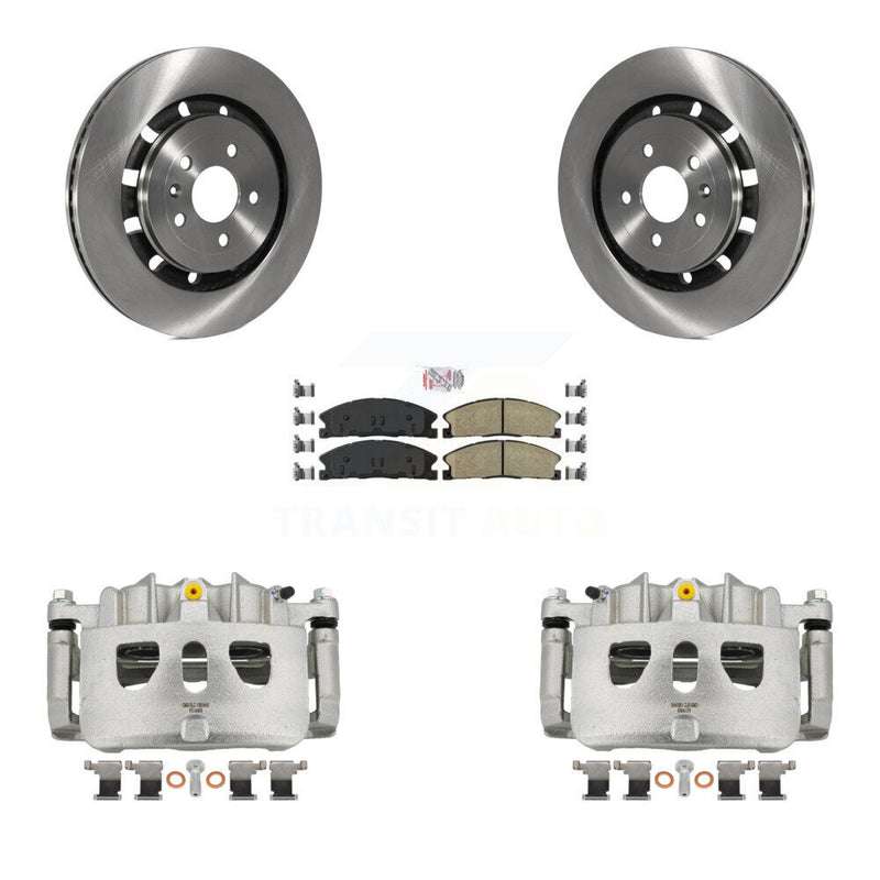 Transit Auto KC8-100184N Disc Brake Kit for 2013-2019 Ford Taurus, Ford Explorer, Ford Special Service Police Sedan & more - Front product image