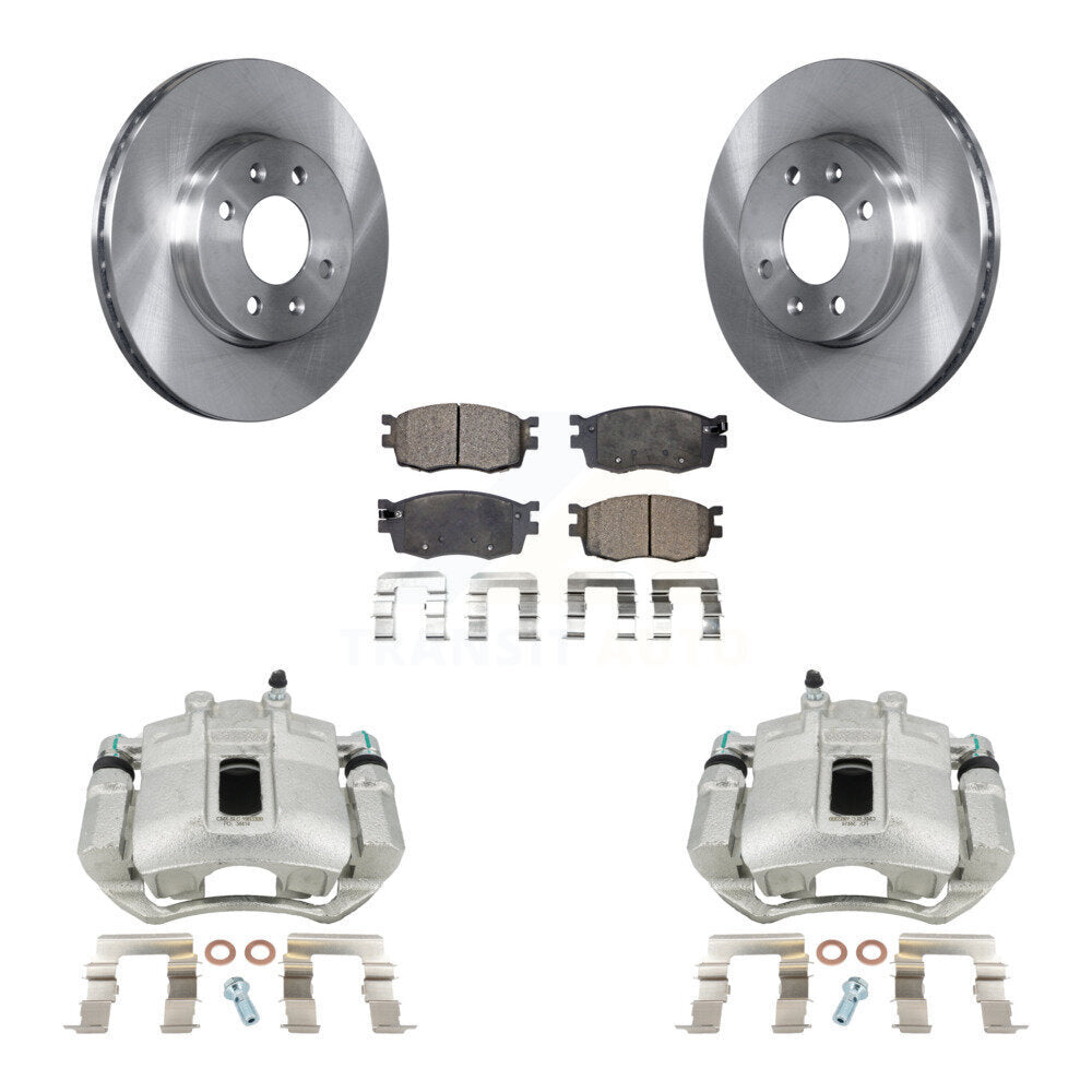 Transit Auto KC8-100184P Disc Brake Kit for 2006-2011 Hyundai Accent, Kia Rio, Kia Rio5 - Front product image