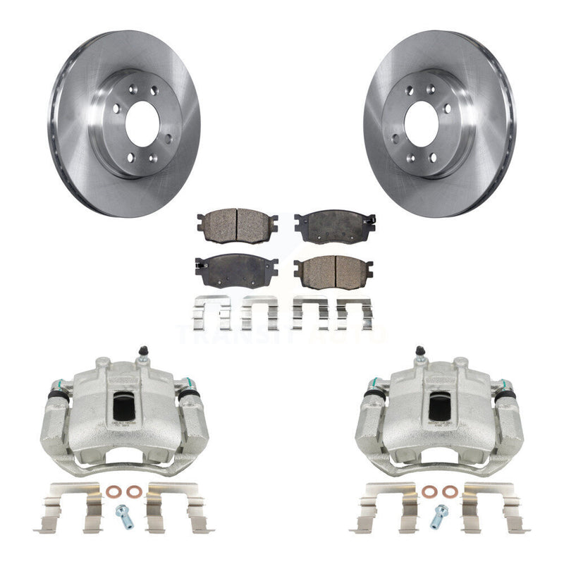 Transit Auto KC8-100184P Disc Brake Kit for 2006-2011 Hyundai Accent, Kia Rio, Kia Rio5 - Front product image