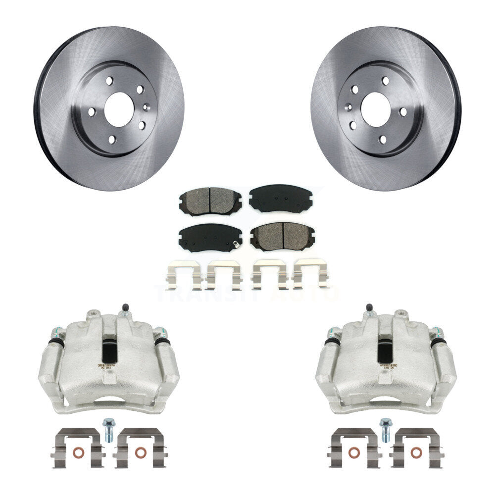 Transit Auto KC8-100184S Disc Brake Kit for 2011-2017 Chevrolet Malibu Limited, Buick LaCrosse, Buick Regal - Front product image