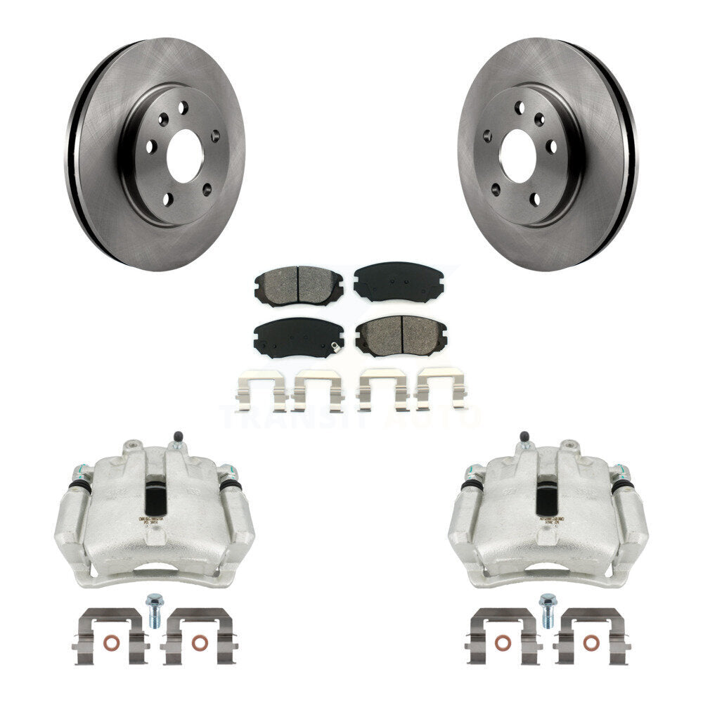 Transit Auto KC8-100185S Disc Brake Kit for 2011-2017 Chevrolet Malibu Limited, Chevrolet Malibu, Buick LaCrosse & more - Front product image
