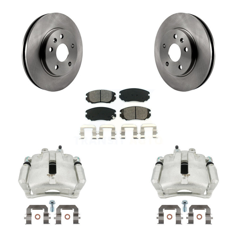 Transit Auto KC8-100185S Disc Brake Kit for 2011-2017 Chevrolet Malibu Limited, Chevrolet Malibu, Buick LaCrosse & more - Front product image