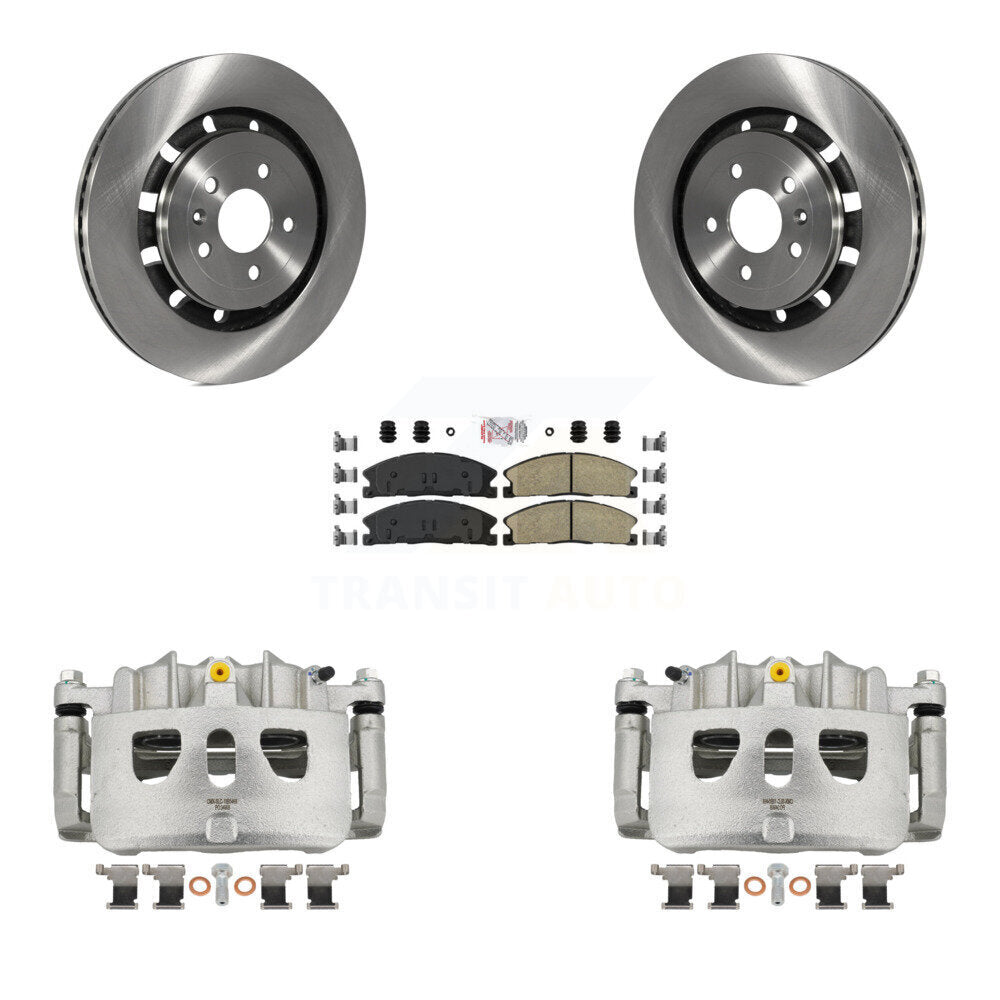 Transit Auto KC8-100186N Disc Brake Kit for 2013-2019 Ford Taurus, Ford Explorer, Ford Special Service Police Sedan & more - Front product image
