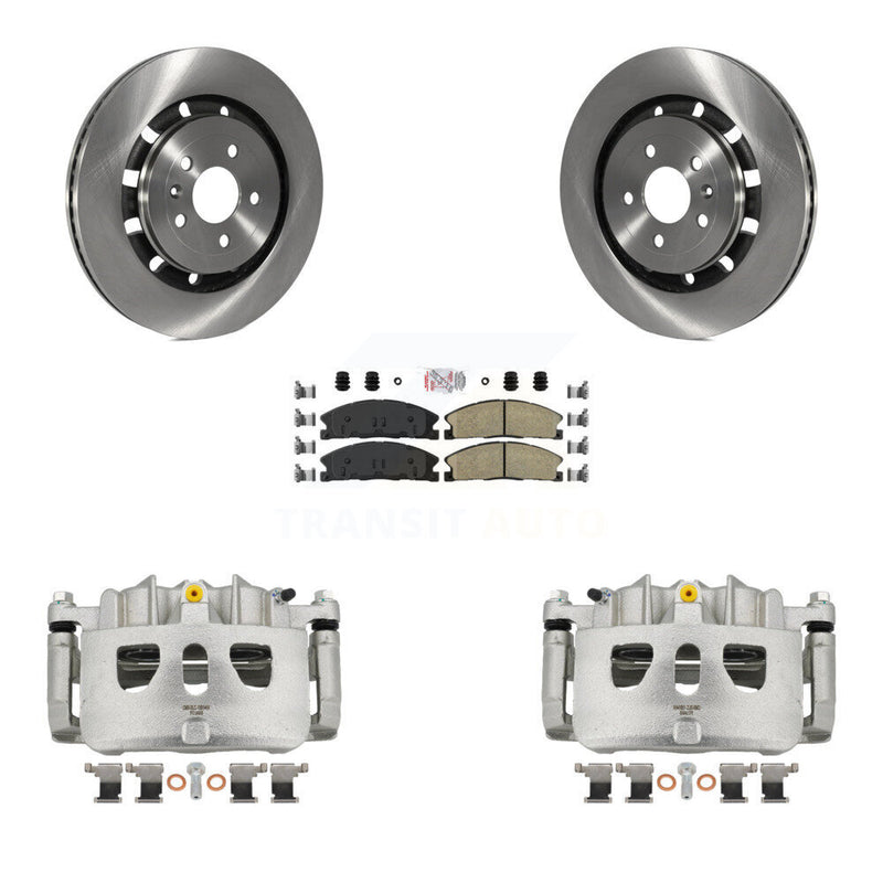 Transit Auto KC8-100186N Disc Brake Kit for 2013-2019 Ford Taurus, Ford Explorer, Ford Special Service Police Sedan & more - Front product image