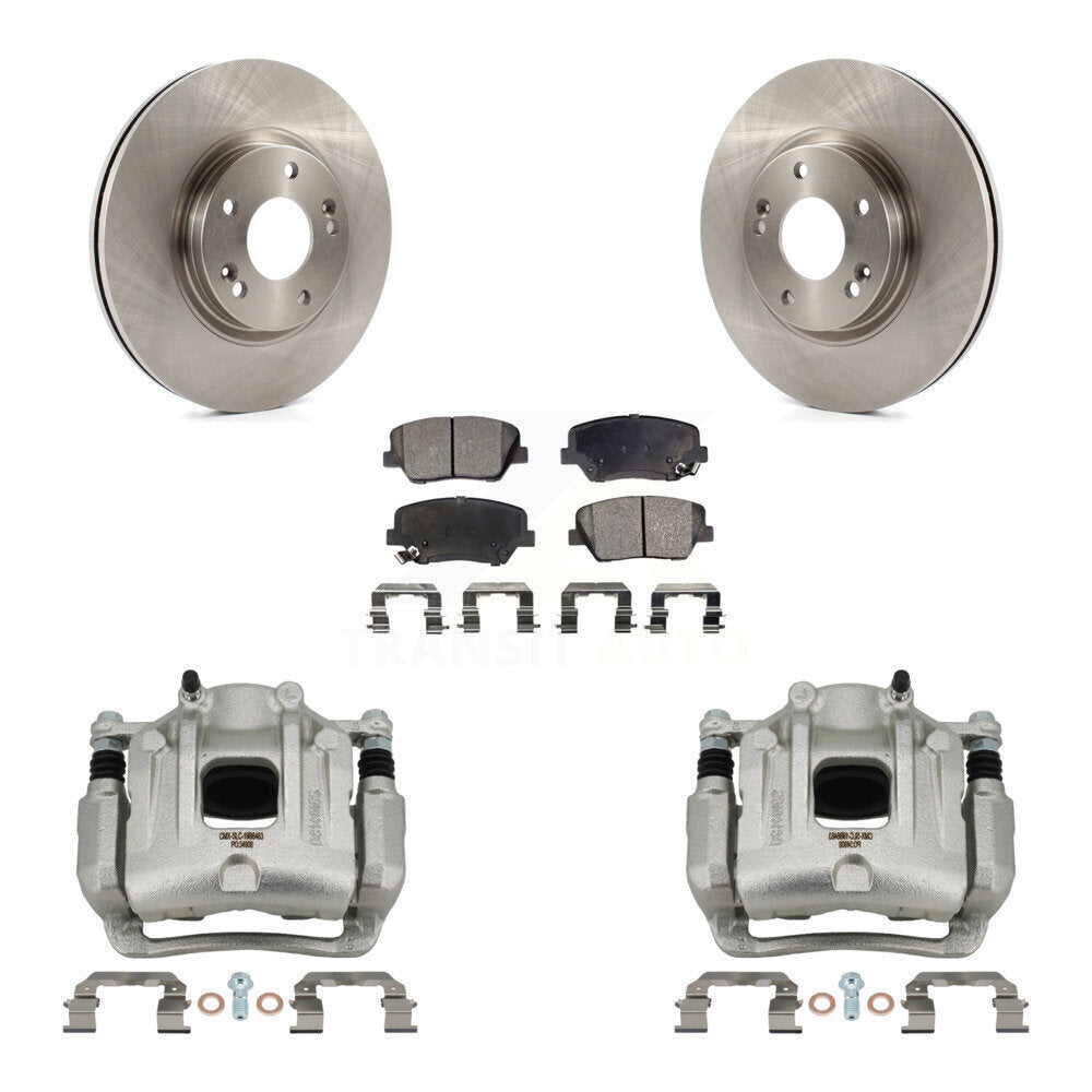 Transit Auto KC8-100186P Disc Brake Kit for 2010-2013 Kia Sorento, Hyundai Santa Fe - Front product image