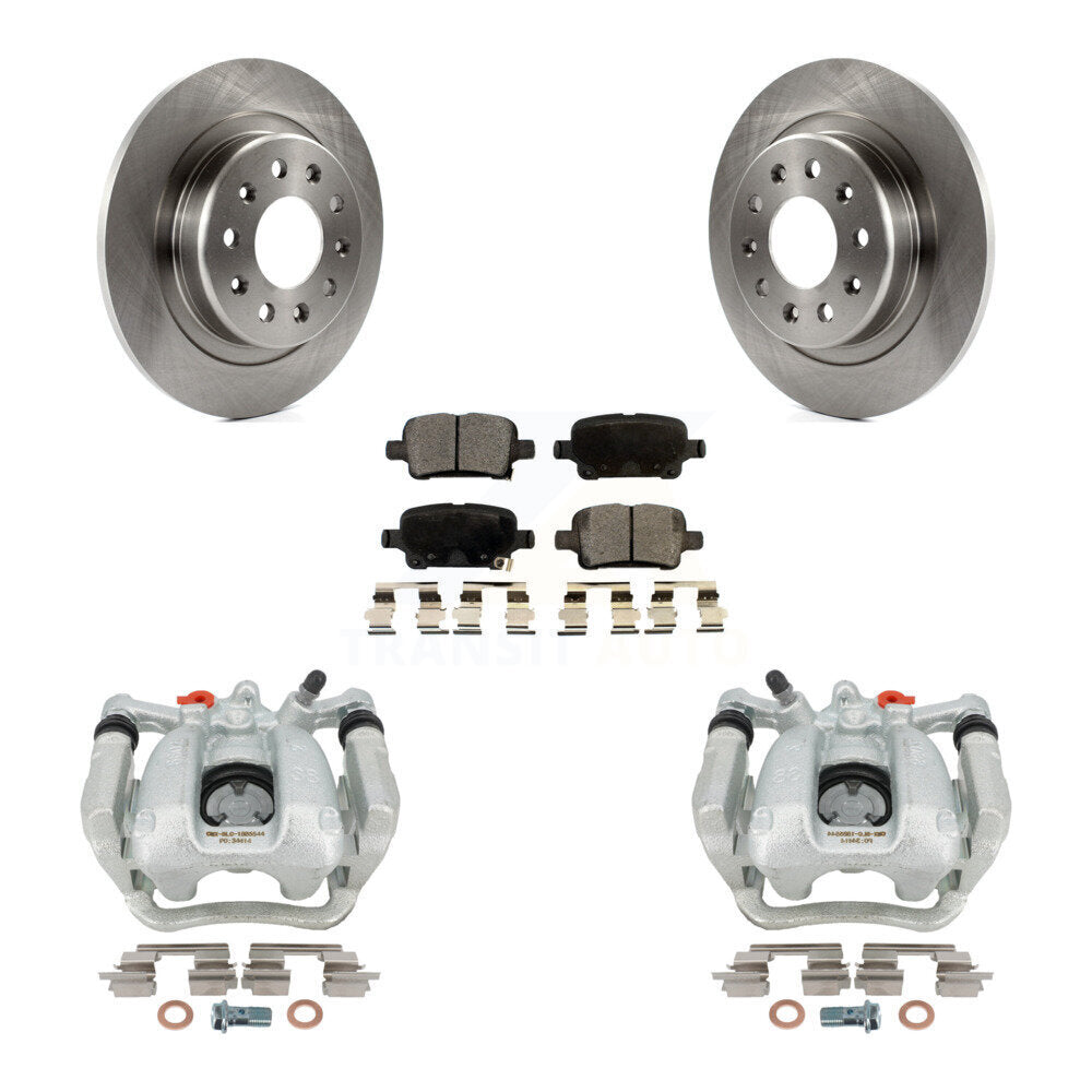 Transit Auto KC8-100186T Disc Brake Kit for 2016-2020 Chevrolet Equinox, GMC Terrain, Chevrolet Malibu - Rear product image