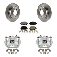 Transit Auto KC8-100186T Disc Brake Kit for 2016-2020 Chevrolet Equinox, GMC Terrain, Chevrolet Malibu - Rear product image