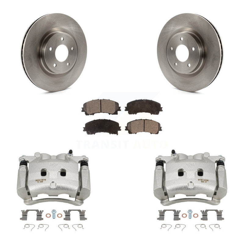 Transit Auto KC8-100187P Disc Brake Kit for 2014-2024 INFINITI Q60, INFINITI QX50, INFINITI Q50 - Front product image