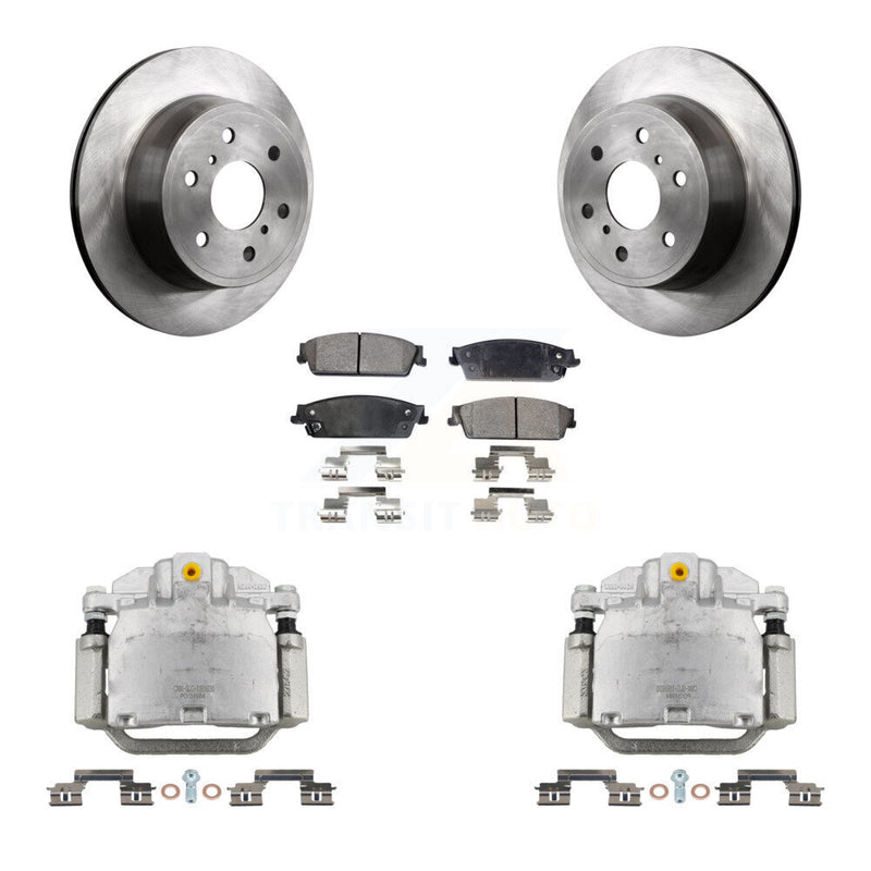 Transit Auto KC8-100187T Disc Brake Kit for 2007-2014 Chevrolet Silverado 1500, GMC Sierra 1500, Cadillac Escalade & more - Rear product image