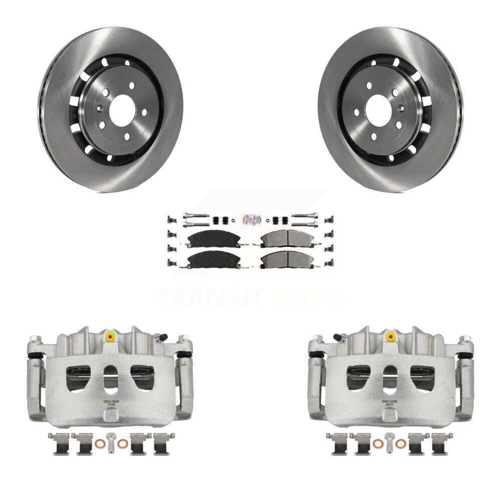 Transit Auto KC8-100188N Disc Brake Kit for 2013-2019 Ford Taurus, Ford Explorer, Ford Special Service Police Sedan & more - Front product image