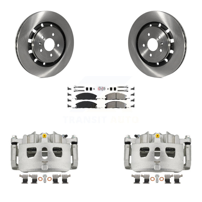 Transit Auto KC8-100188N Disc Brake Kit for 2013-2019 Ford Taurus, Ford Explorer, Ford Special Service Police Sedan & more - Front product image