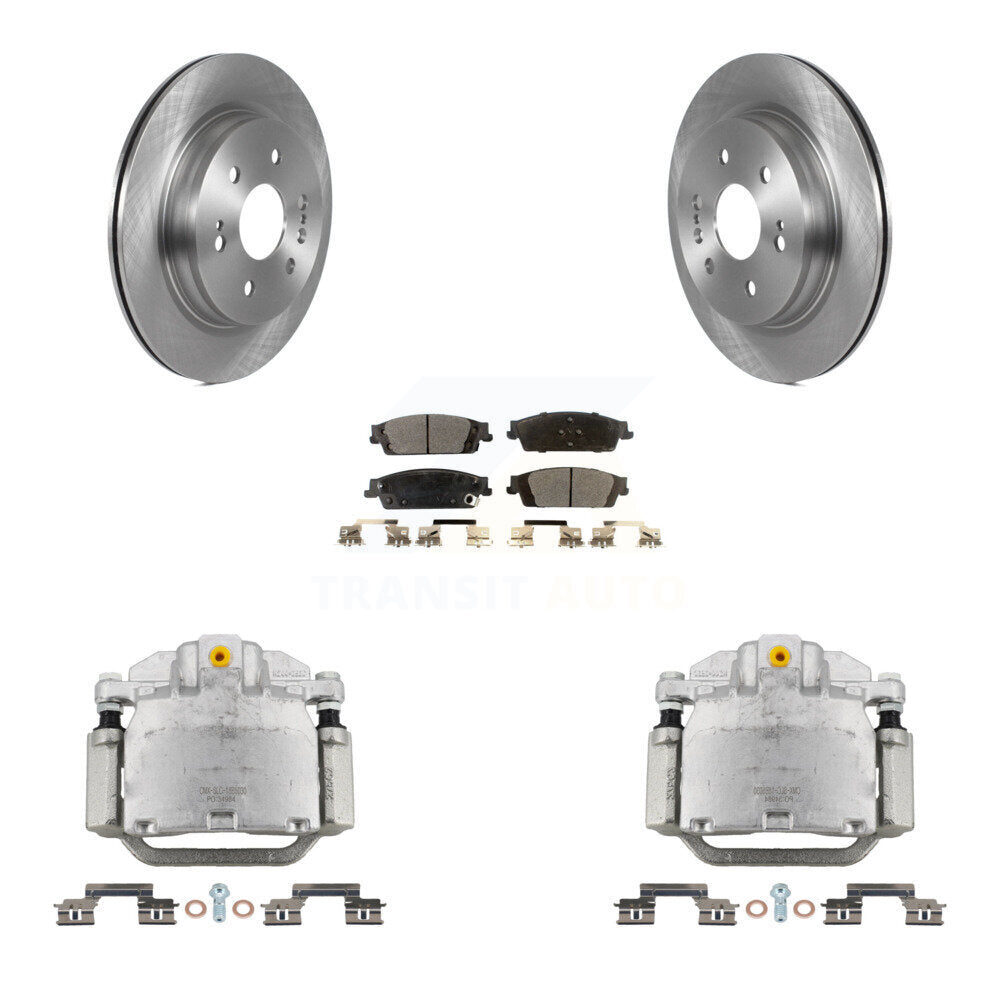 Transit Auto KC8-100192T Disc Brake Kit for 2019 Chevrolet Silverado 1500 LD, GMC Sierra 1500 Limited - Rear product image