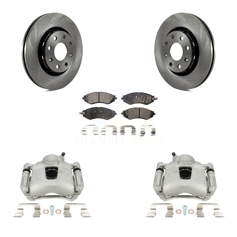 Transit Auto KC8-100193P Disc Brake Kit for 2004-2016 Chevrolet Spark EV, Chevrolet Spark, Pontiac G3 & more - Front product image