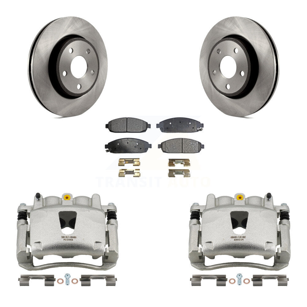 Transit Auto KC8-100197P Disc Brake Kit for 2005-2010 Jeep Grand Cherokee, Jeep Commander - Front product image