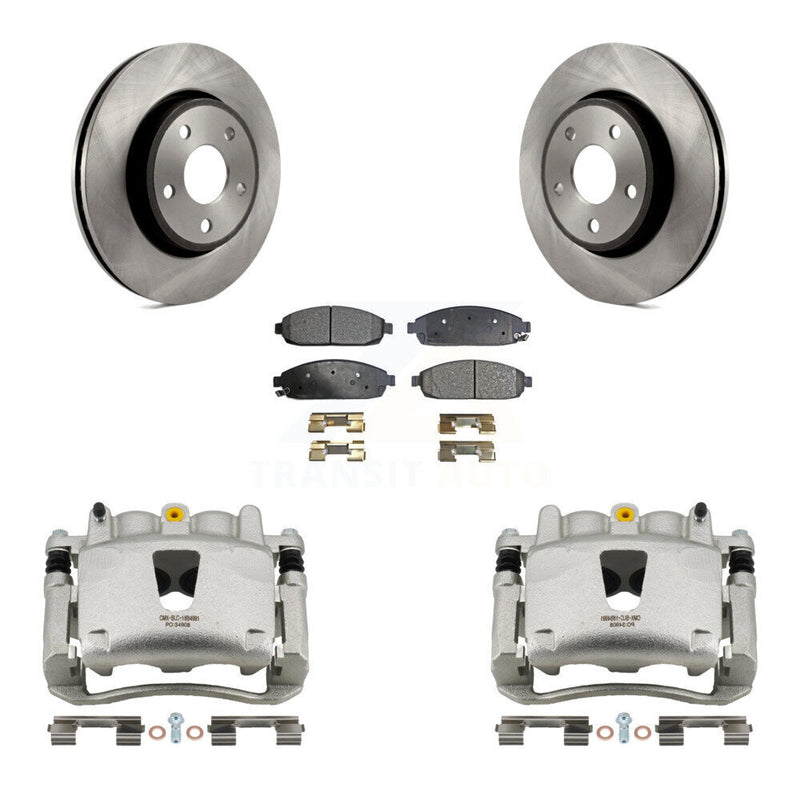 Transit Auto KC8-100197P Disc Brake Kit for 2005-2010 Jeep Grand Cherokee, Jeep Commander - Front product image