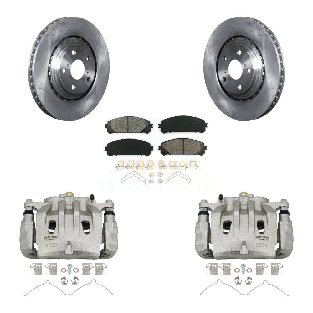 Transit Auto KC8-100202S Disc Brake Kit for 2008-2021 Lexus NX300, Lexus NX200t, Lexus NX300h & more - Front product image
