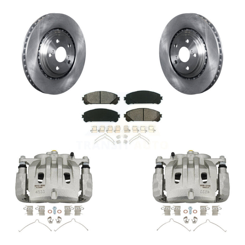 Transit Auto KC8-100202S Disc Brake Kit for 2008-2021 Lexus NX300, Lexus NX200t, Lexus NX300h & more - Front product image