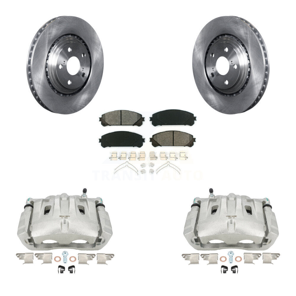 Transit Auto KC8-100203S Disc Brake Kit for 2010-2020 Toyota Highlander, Toyota Sienna, Lexus RX350 - Front product image