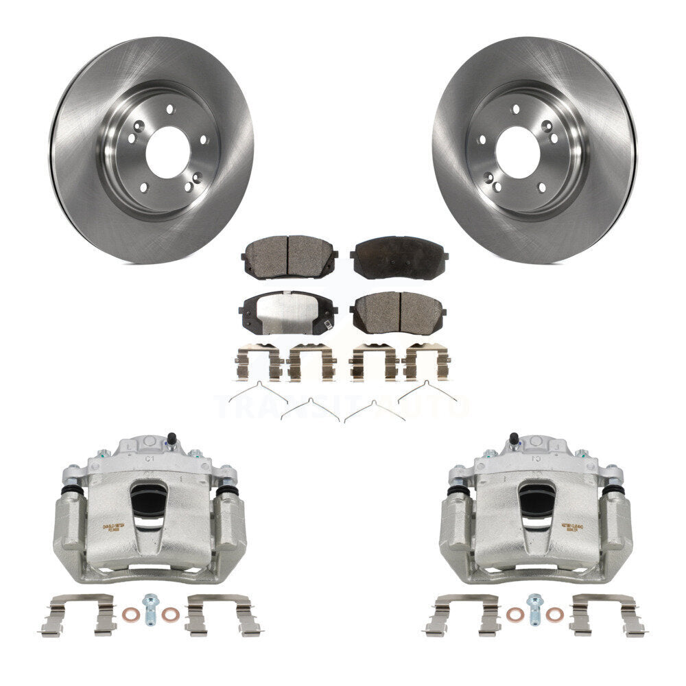 Transit Auto KC8-100206P Disc Brake Kit for 2016-2022 Kia Optima, Hyundai Kona Electric, Kia Niro EV & more - Front product image