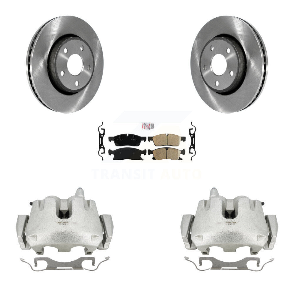 Transit Auto KC8-100212N Disc Brake Kit for 2011-2023 Dodge Durango, Jeep Grand Cherokee - Front product image