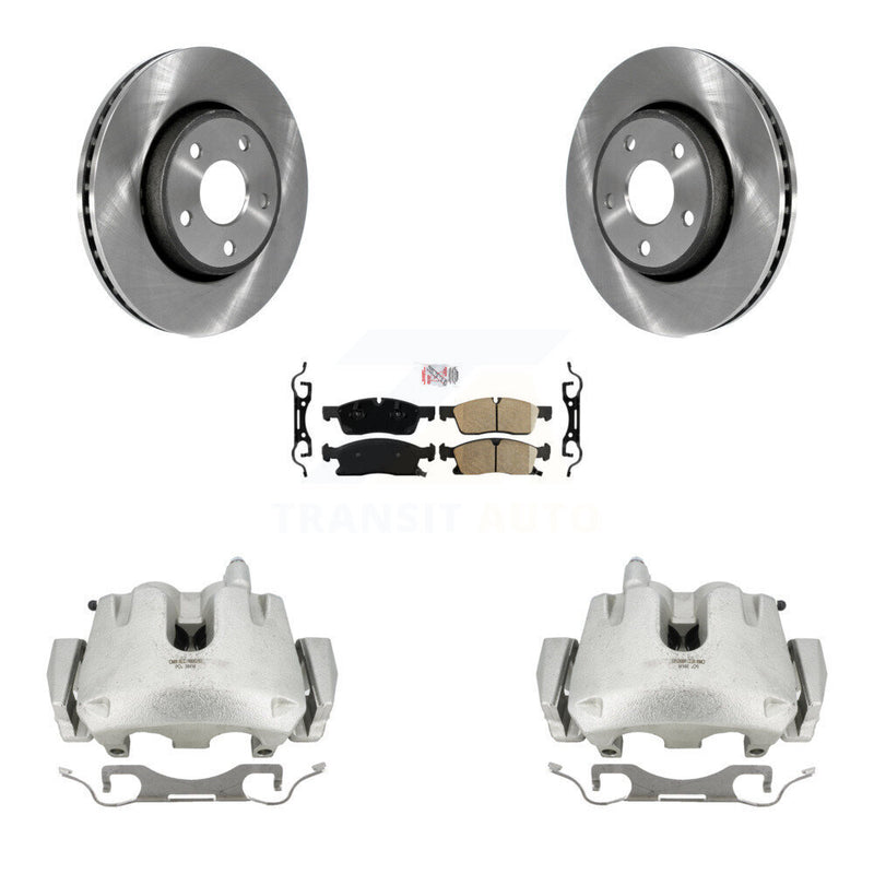Transit Auto KC8-100212N Disc Brake Kit for 2011-2023 Dodge Durango, Jeep Grand Cherokee - Front product image