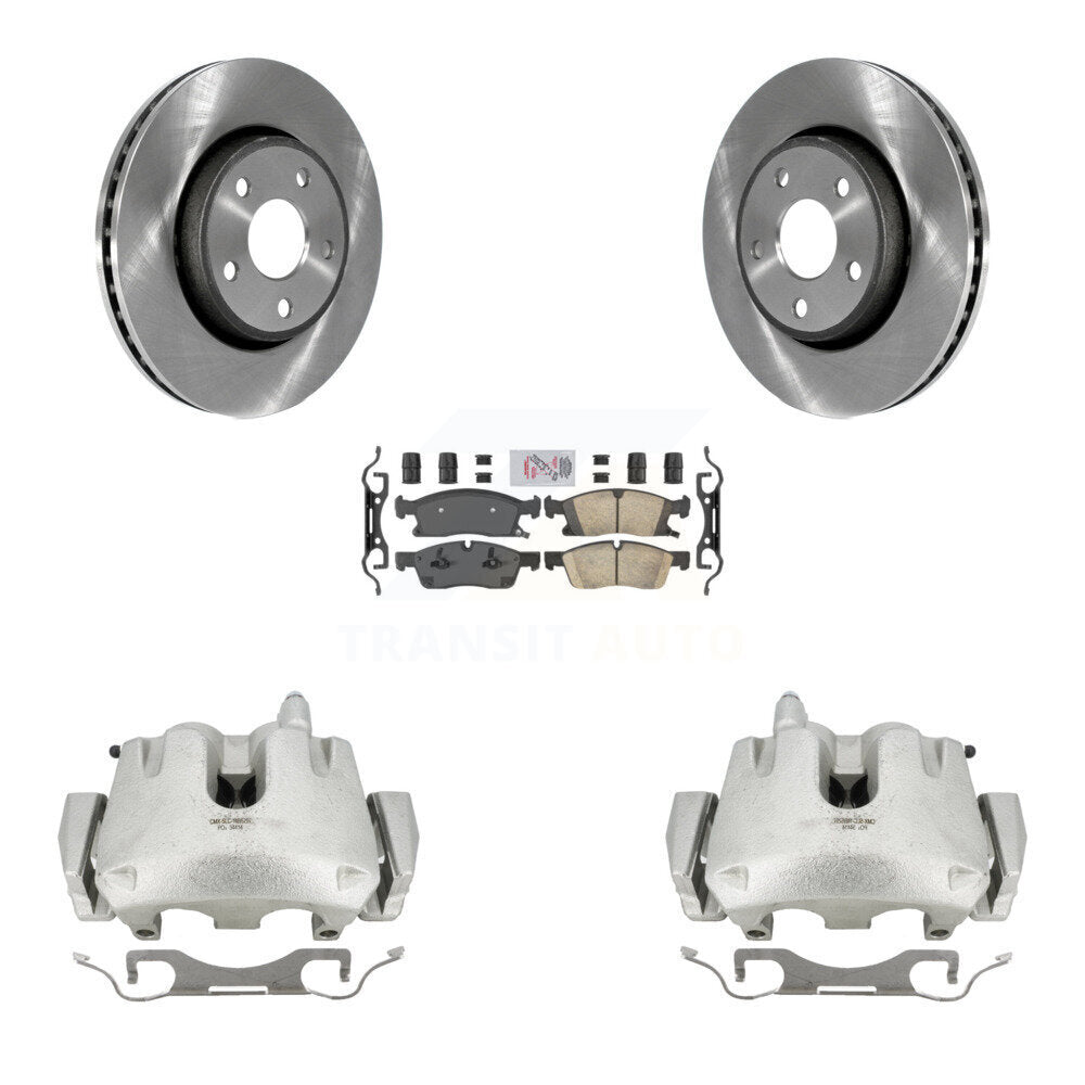 Transit Auto KC8-100214N Disc Brake Kit for 2011-2023 Dodge Durango, Jeep Grand Cherokee - Front product image