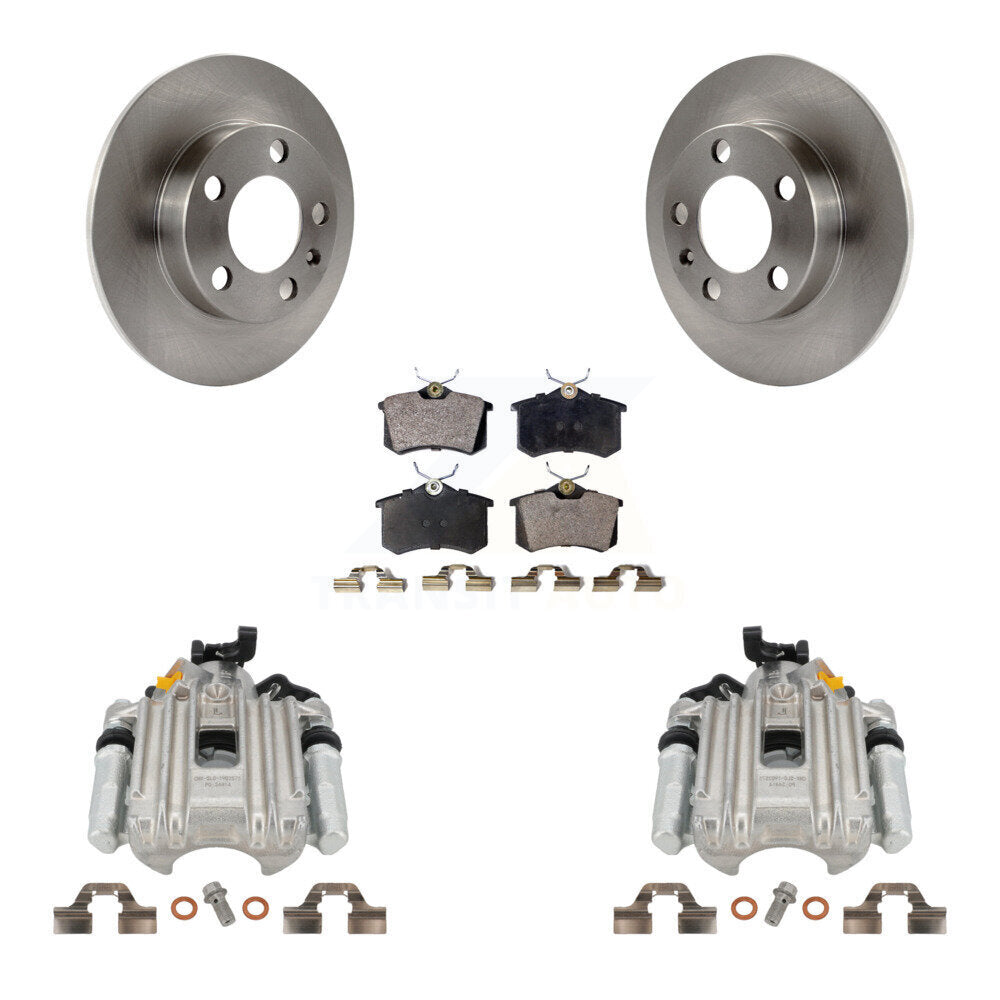 Transit Auto KC8-100215T Disc Brake Kit for 1999-2009 Volkswagen Jetta City, Volkswagen Jetta, Volkswagen Golf - Rear product image